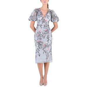 Marchesa Notte Womens  Midi Dress, Pink